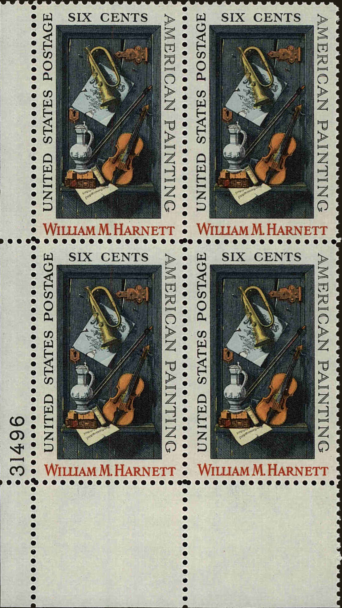 Front view of United States 1366 collectors stamp