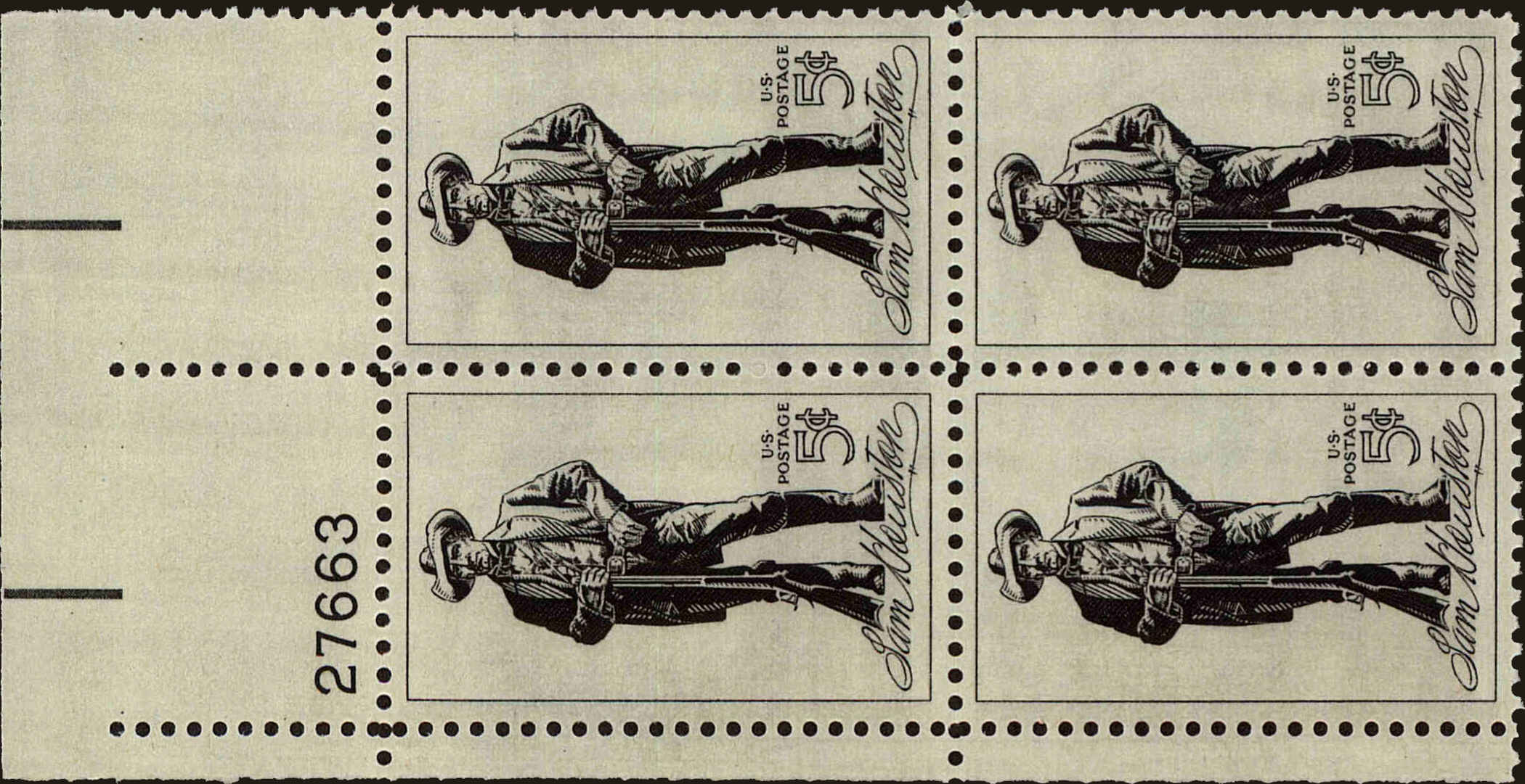 Front view of United States 1242 collectors stamp
