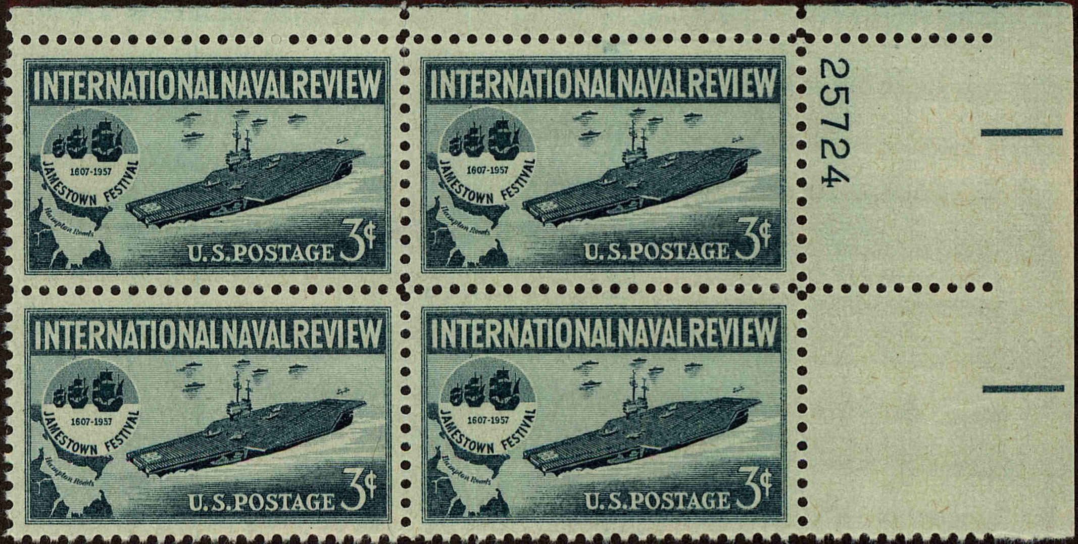 Front view of United States 1091 collectors stamp