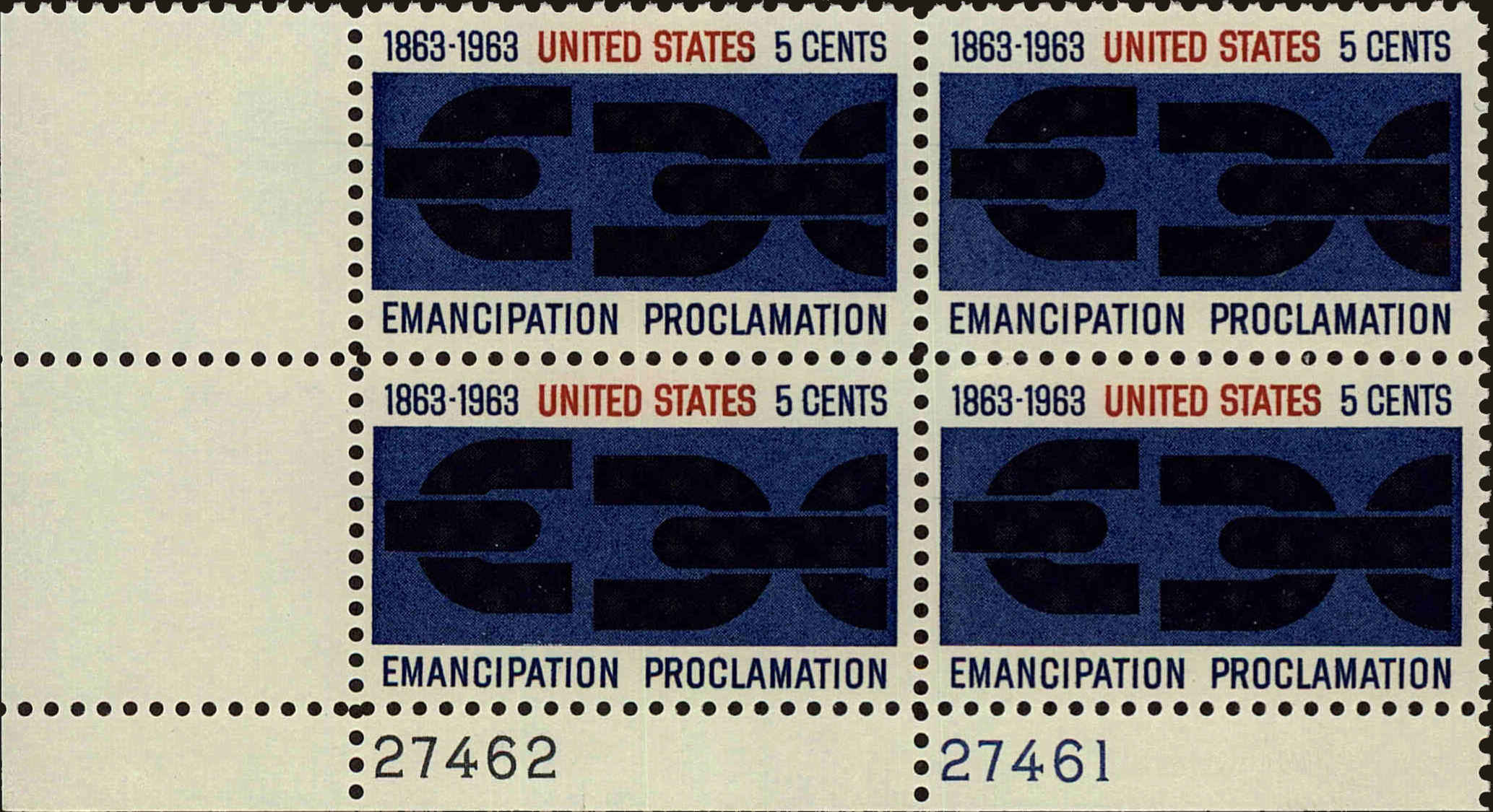 Front view of United States 1233 collectors stamp