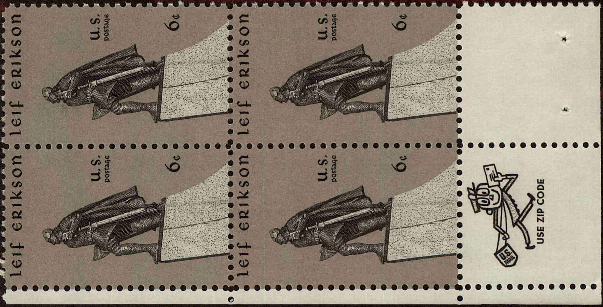 Front view of United States 1359 collectors stamp
