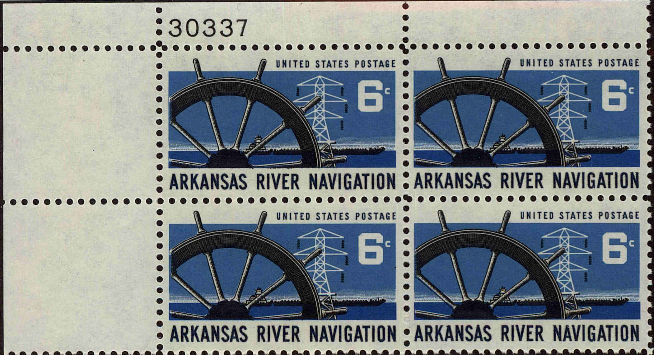 Front view of United States 1358 collectors stamp