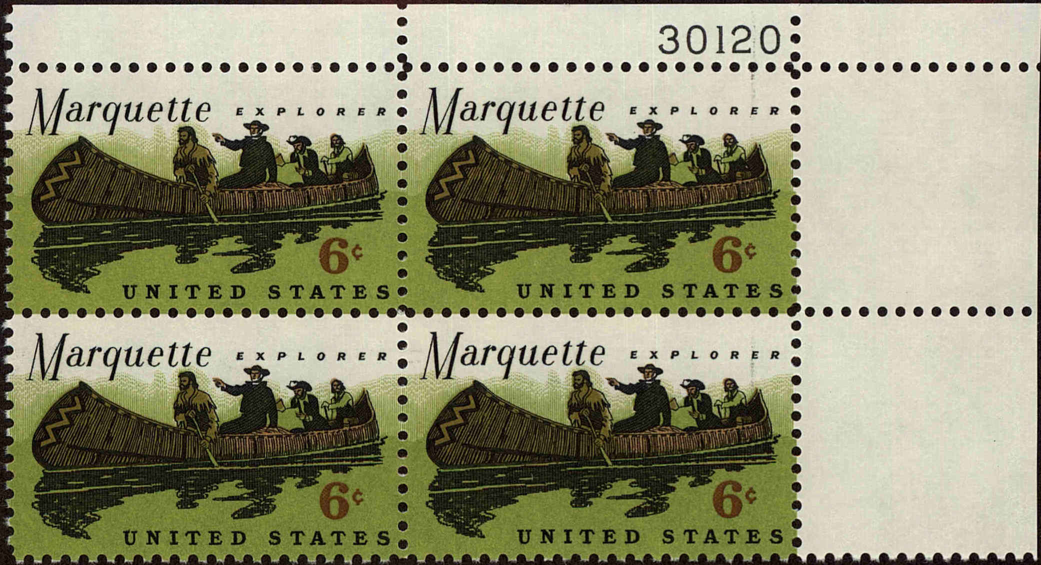Front view of United States 1356 collectors stamp