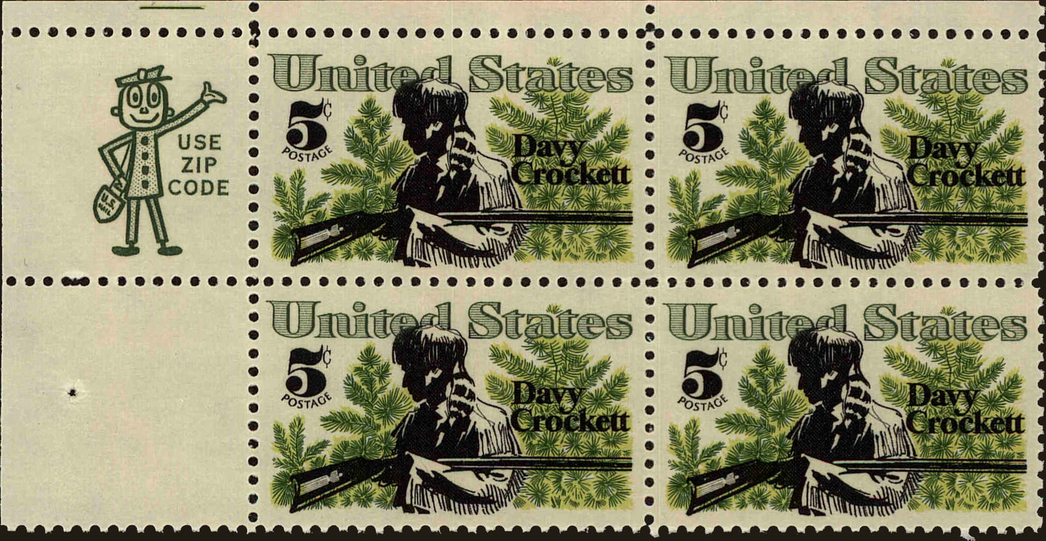 Front view of United States 1330 collectors stamp