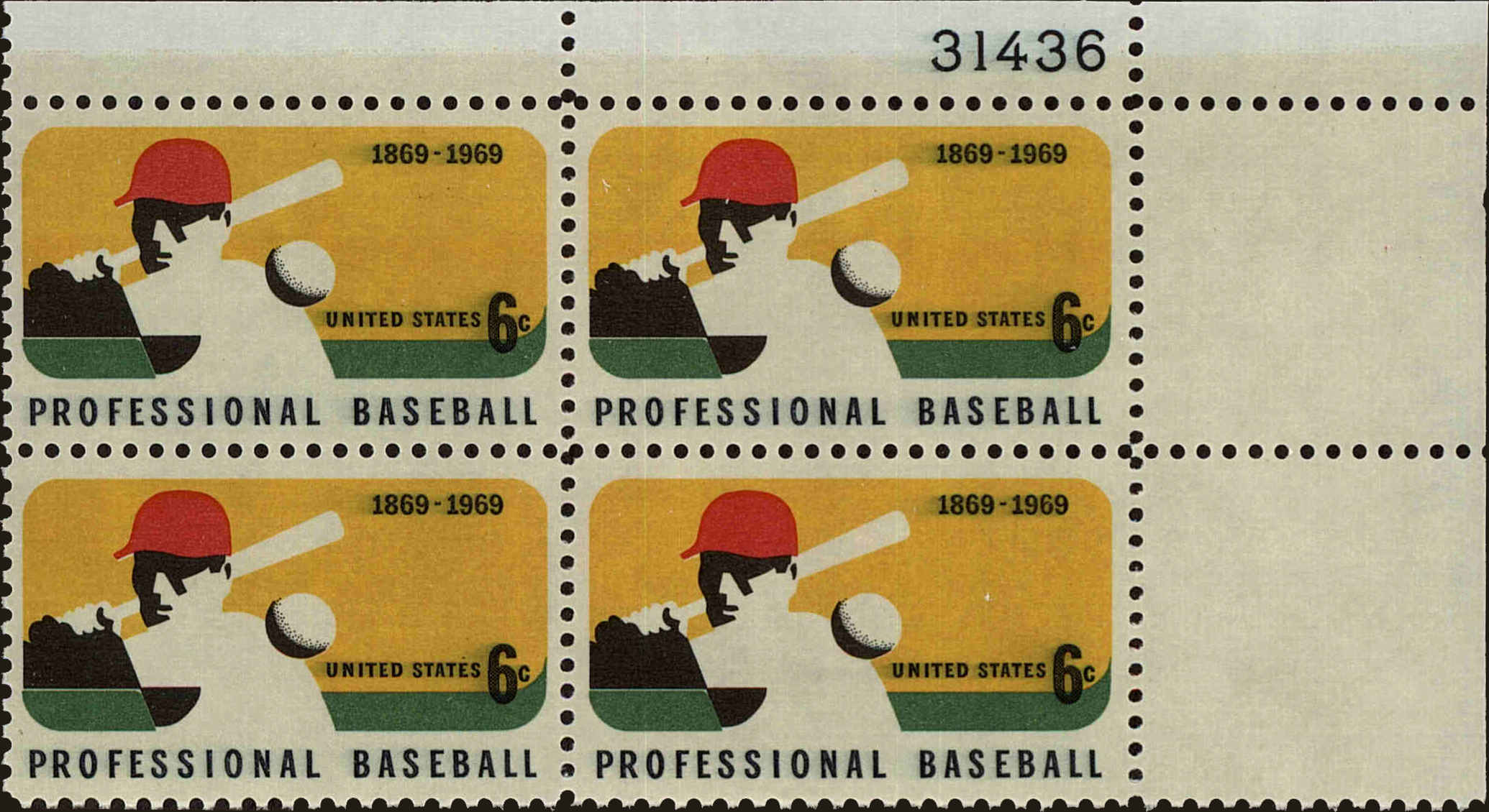 Front view of United States 1381 collectors stamp