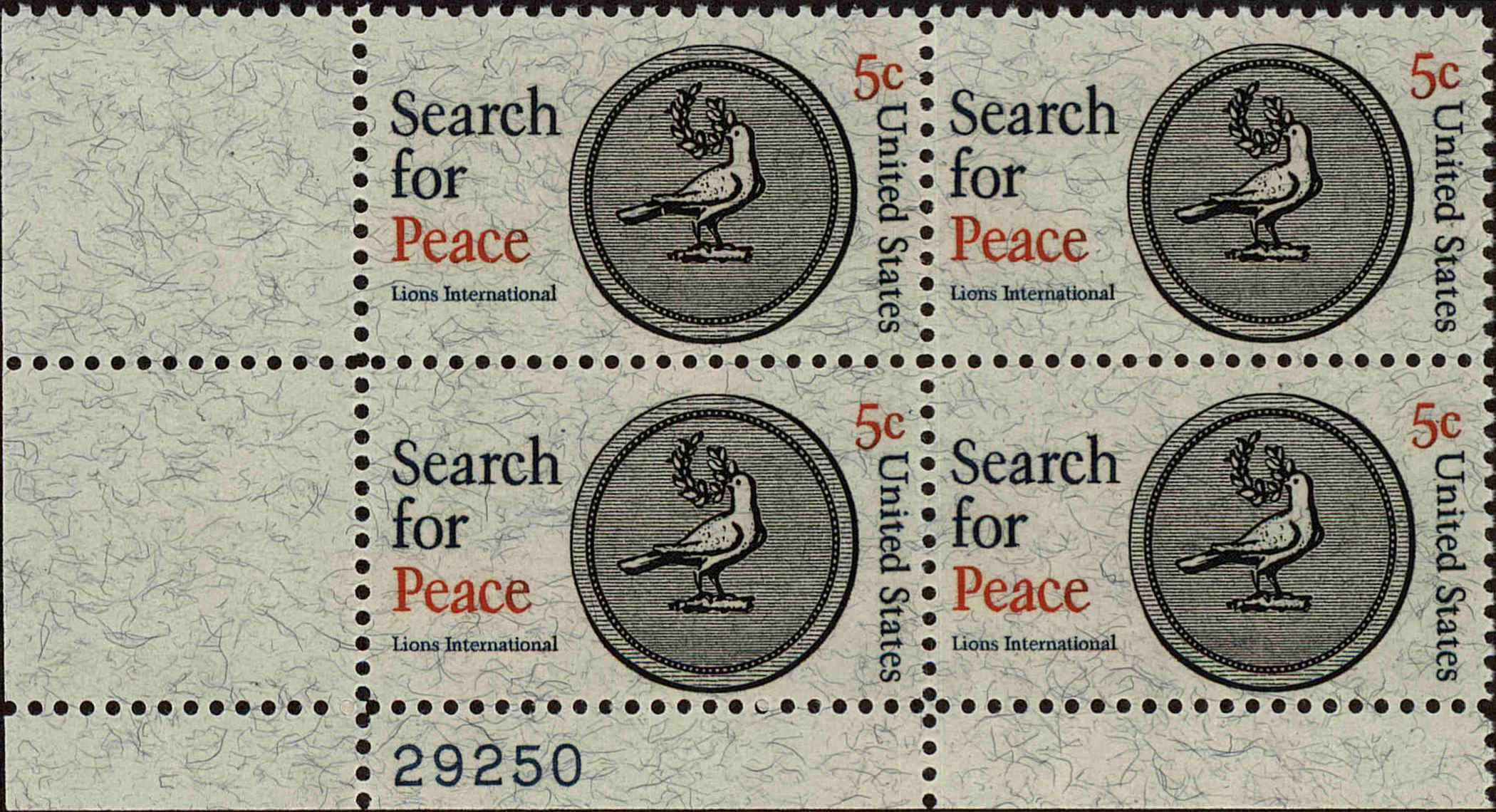 Front view of United States 1326 collectors stamp