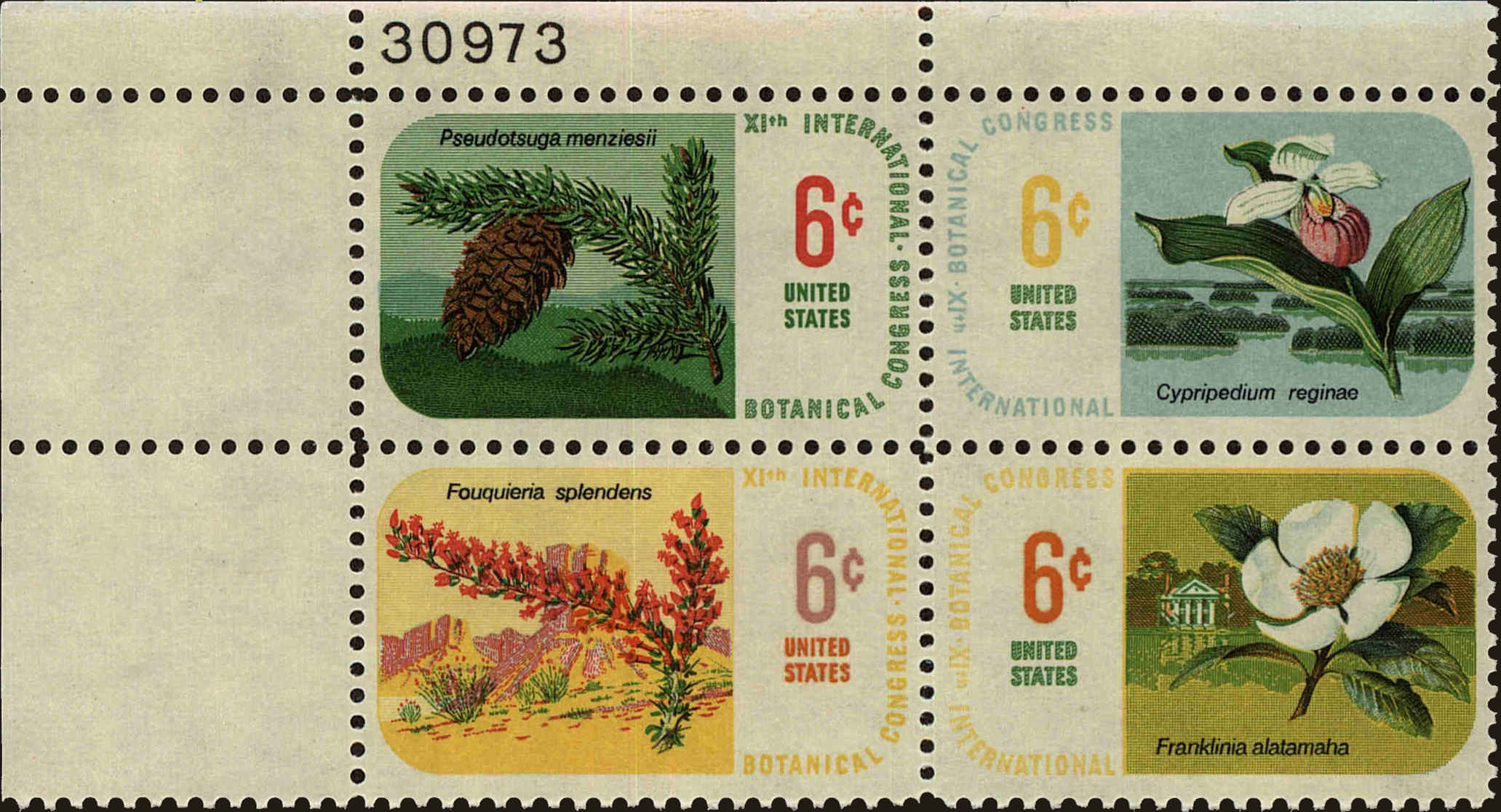 Front view of United States 1379a collectors stamp