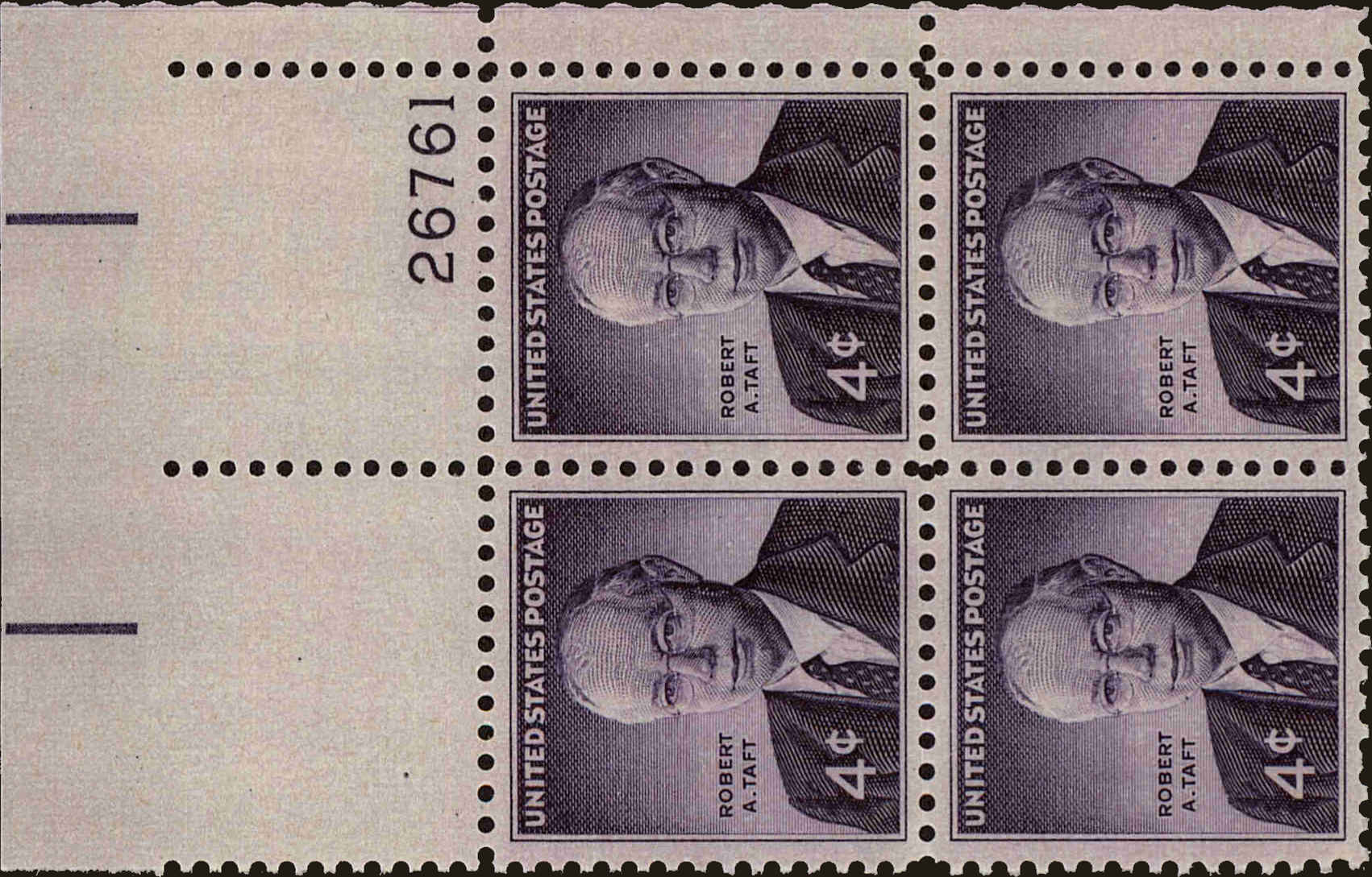 Front view of United States 1161 collectors stamp