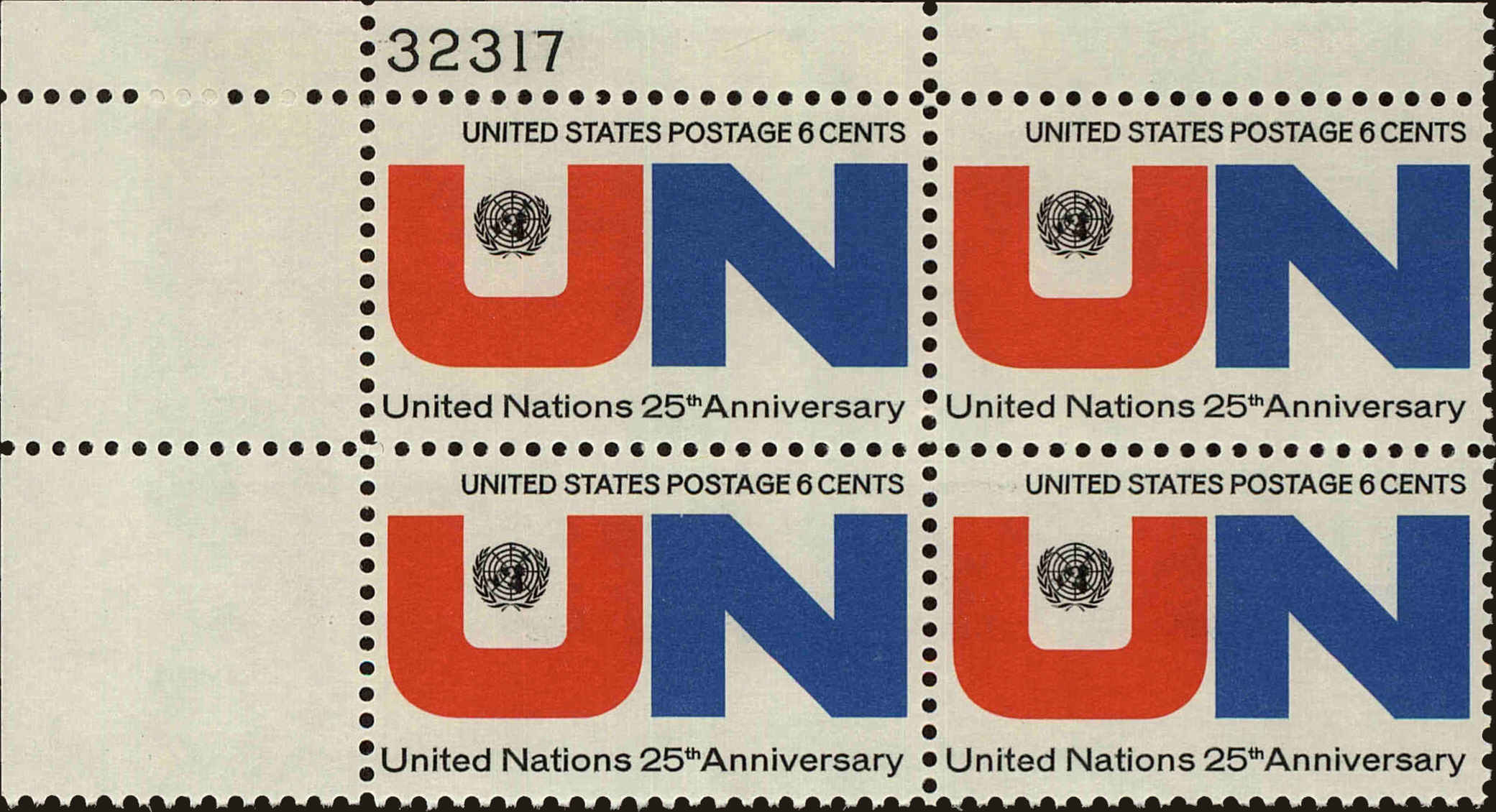 Front view of United States 1419 collectors stamp
