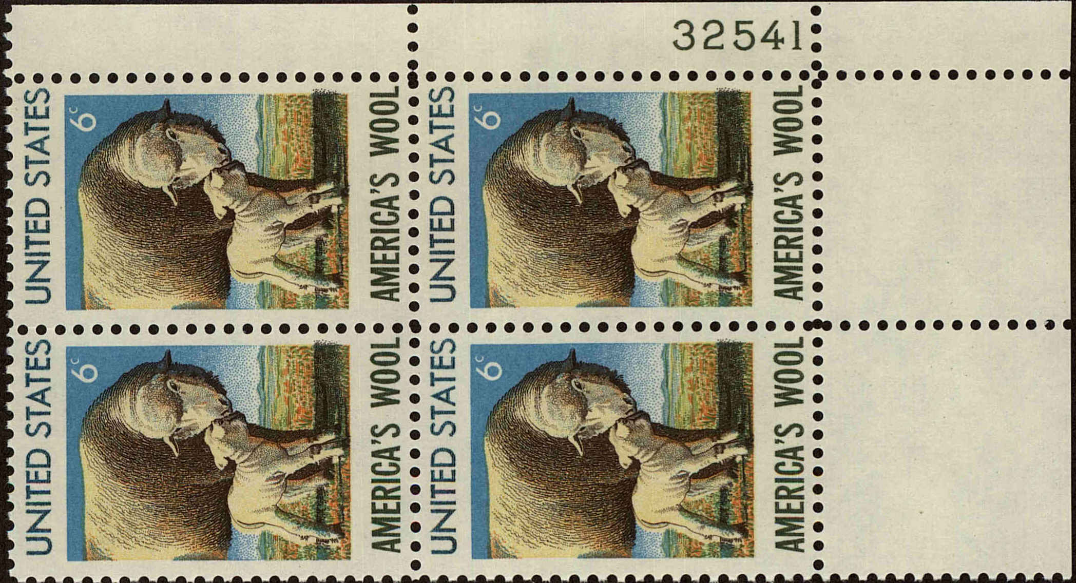 Front view of United States 1423 collectors stamp