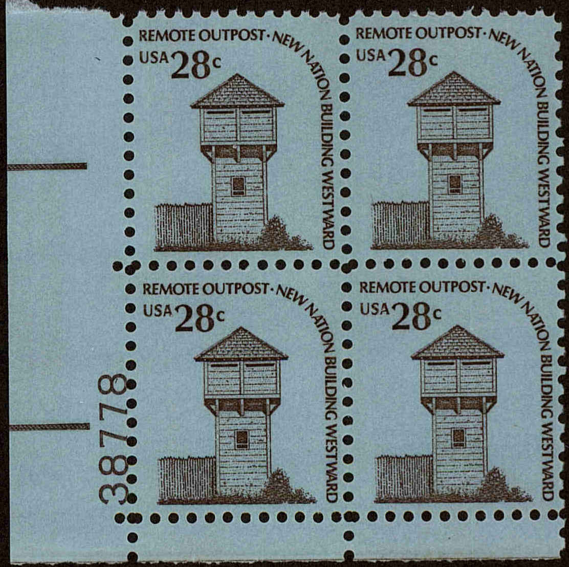 Front view of United States 1604 collectors stamp