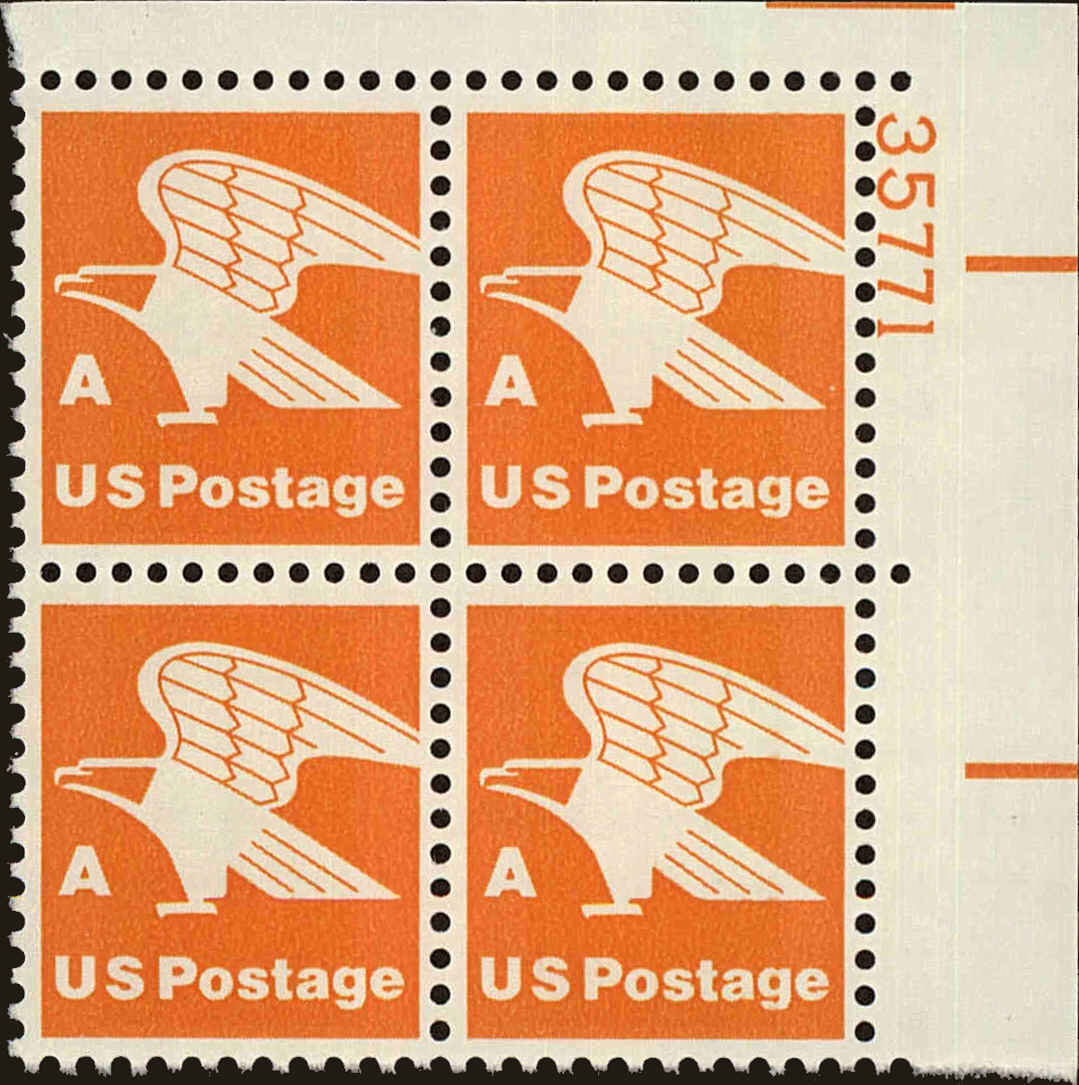 Front view of United States 1735 collectors stamp
