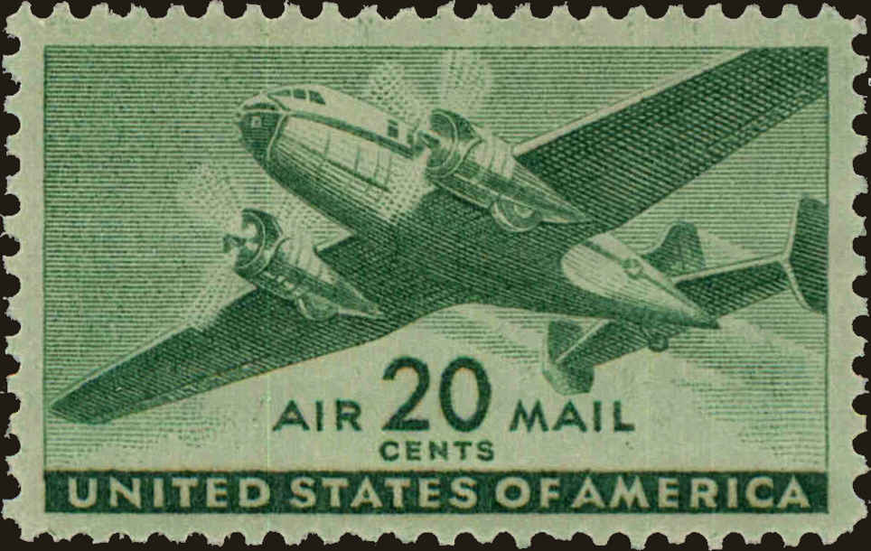 Front view of United States C29 collectors stamp