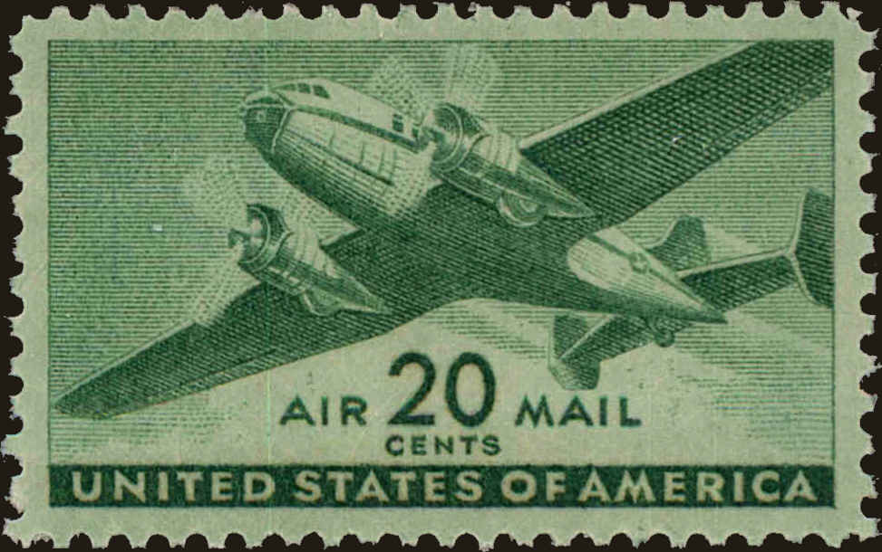 Front view of United States C29 collectors stamp