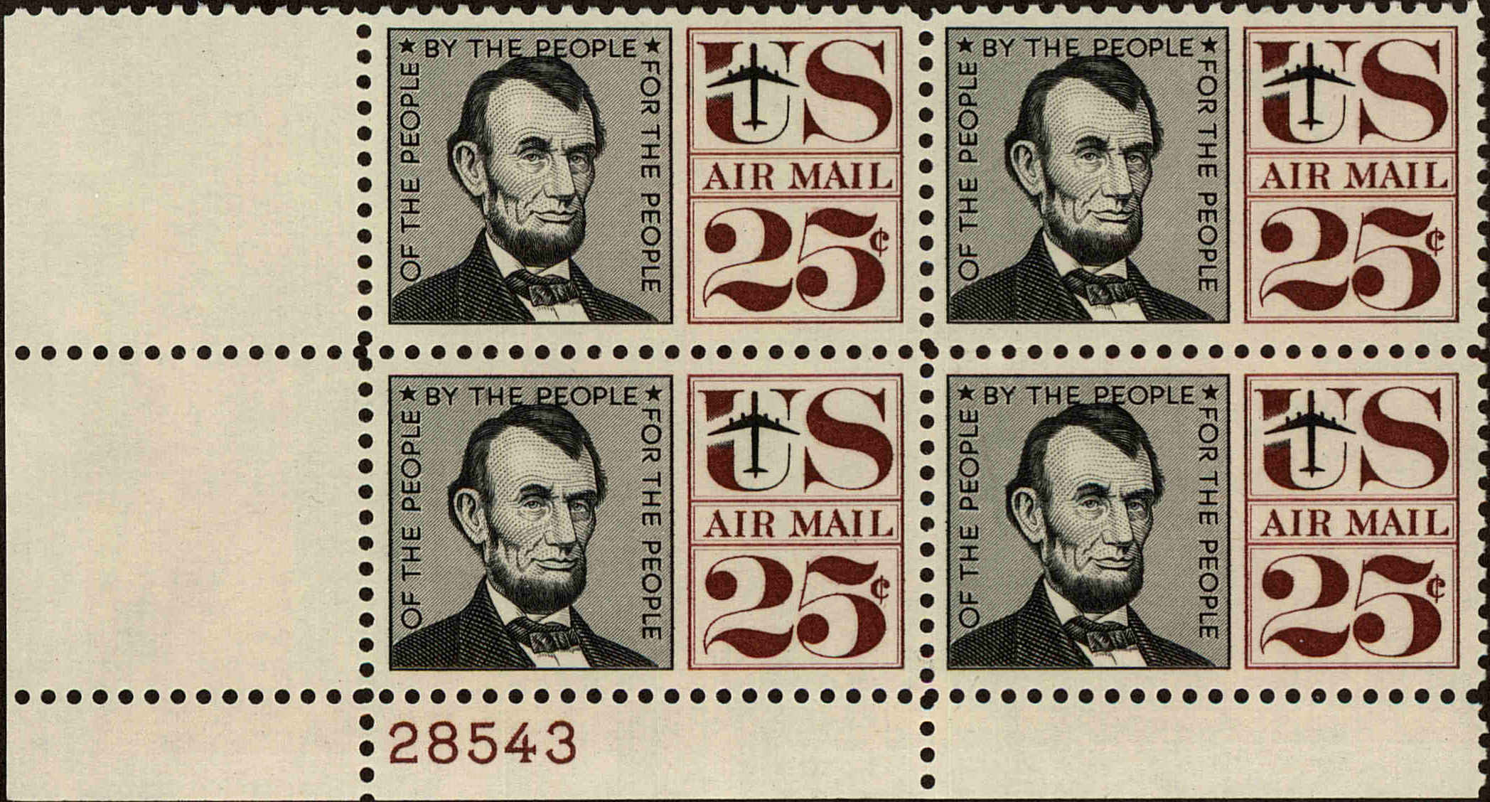 Front view of United States C59 collectors stamp