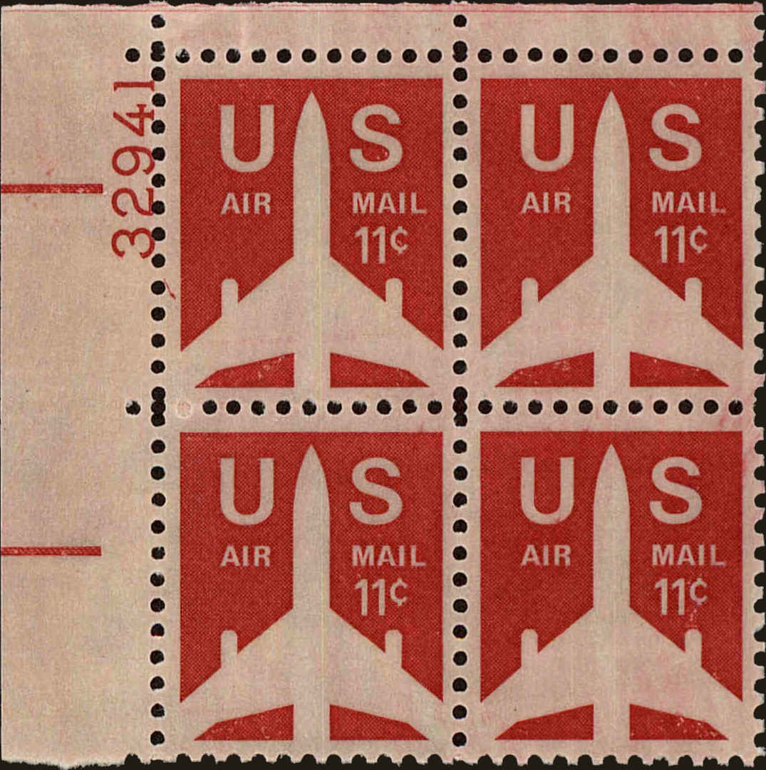 Front view of United States C78 collectors stamp