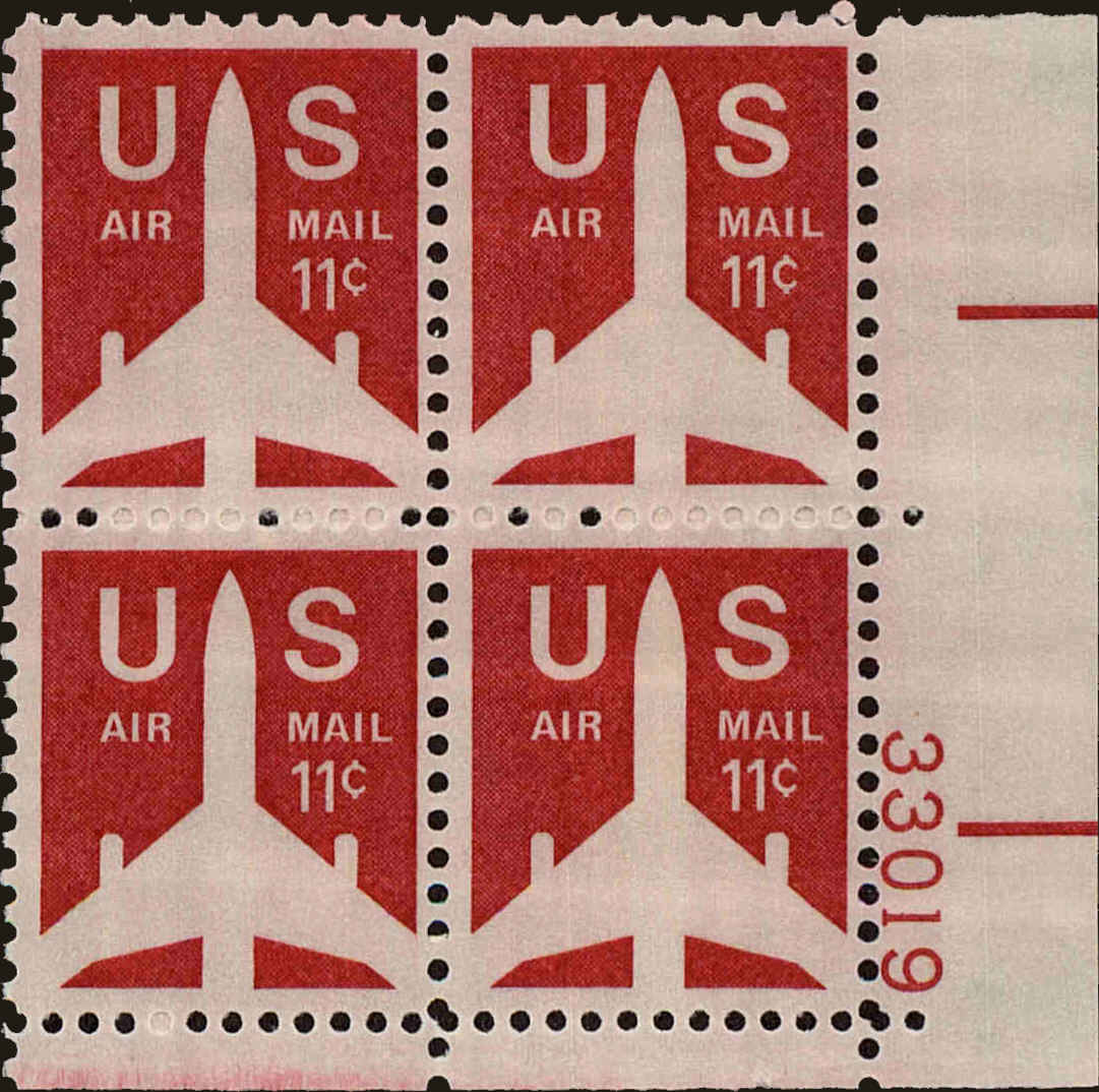 Front view of United States C78 collectors stamp