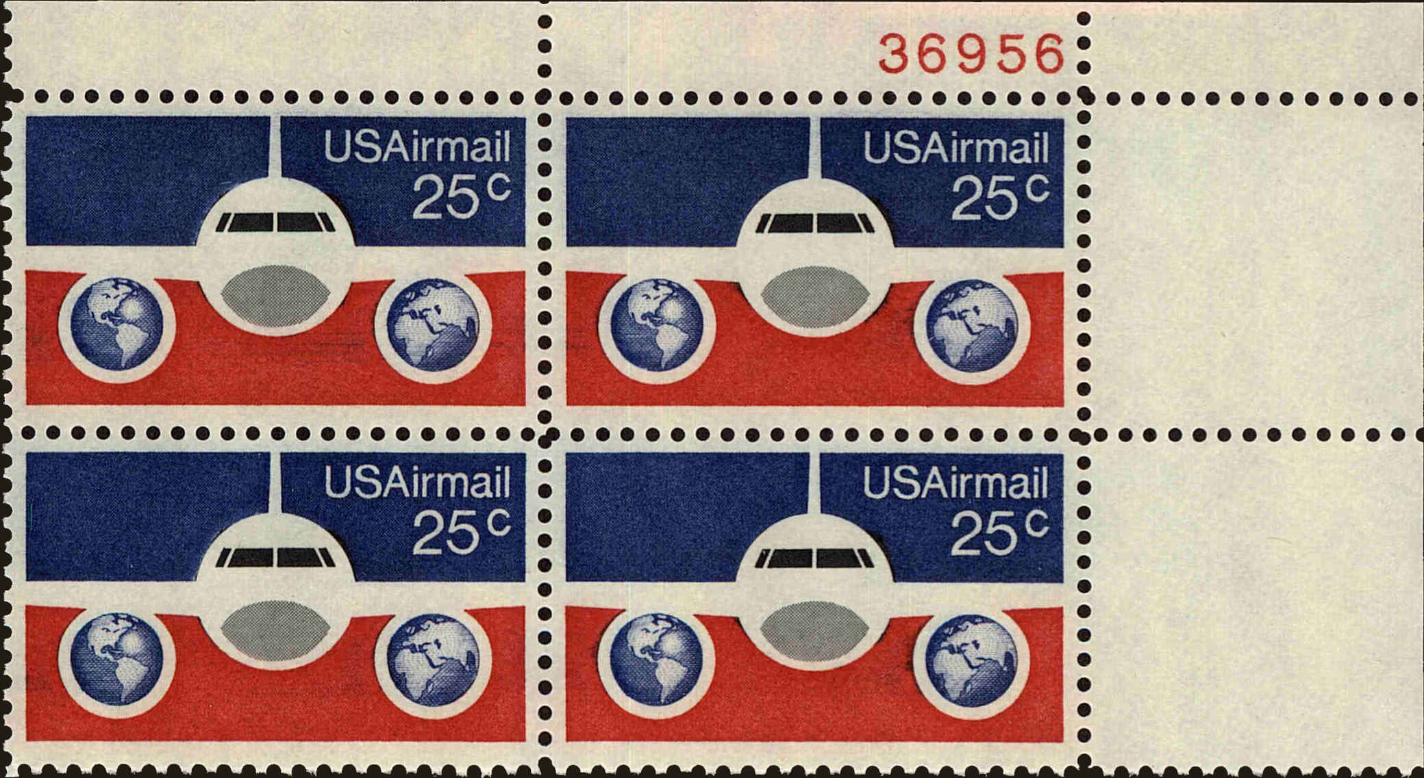 Front view of United States C89 collectors stamp