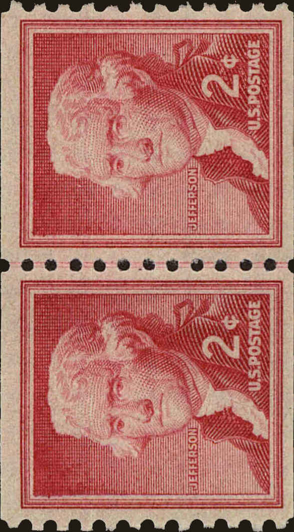 Front view of United States 1055 collectors stamp