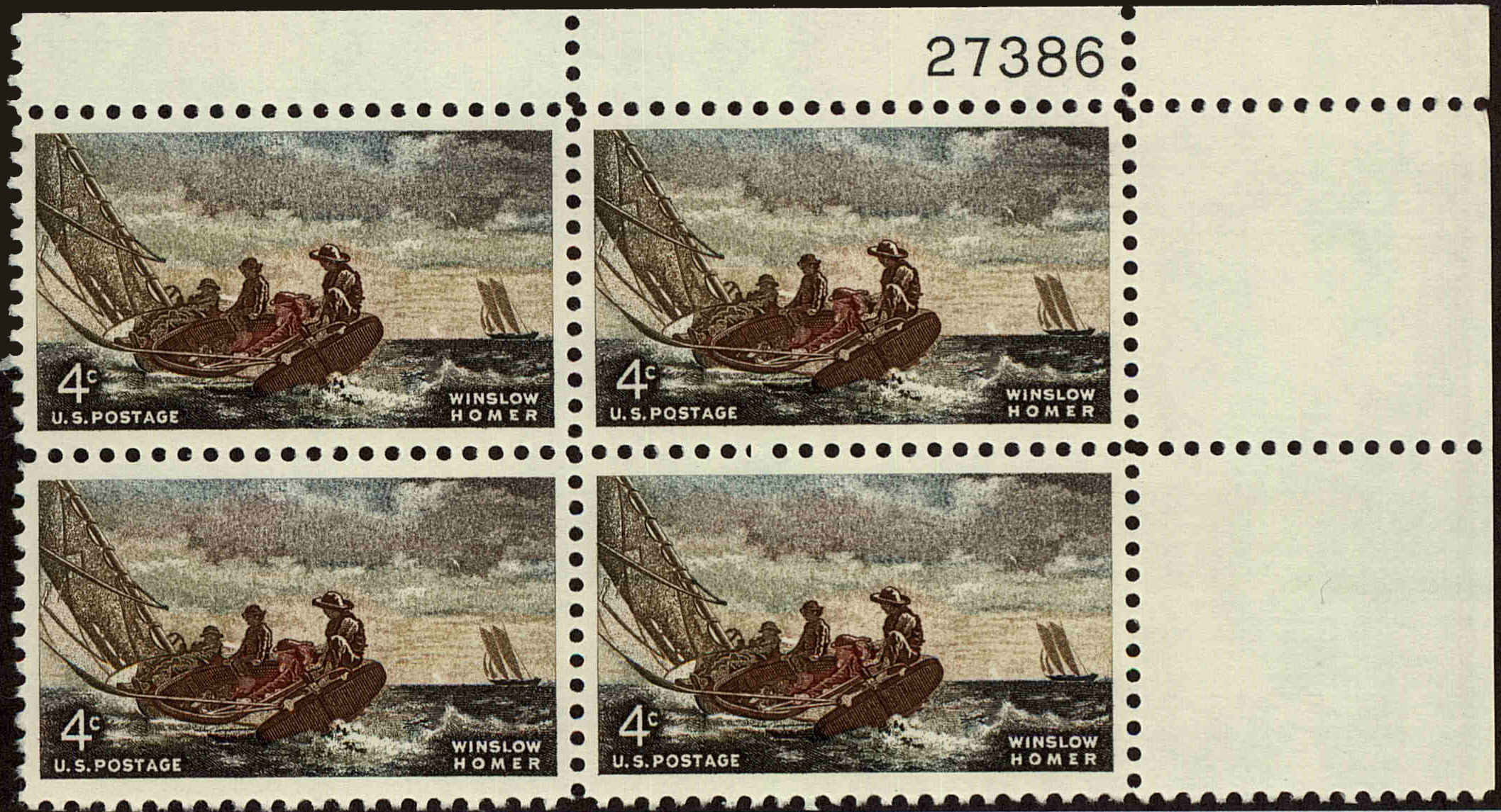 Front view of United States 1207 collectors stamp