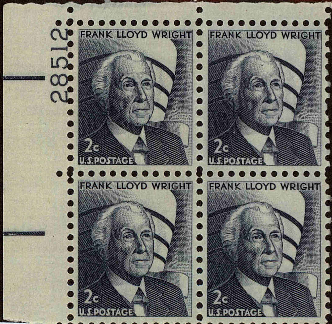 Front view of United States 1280 collectors stamp