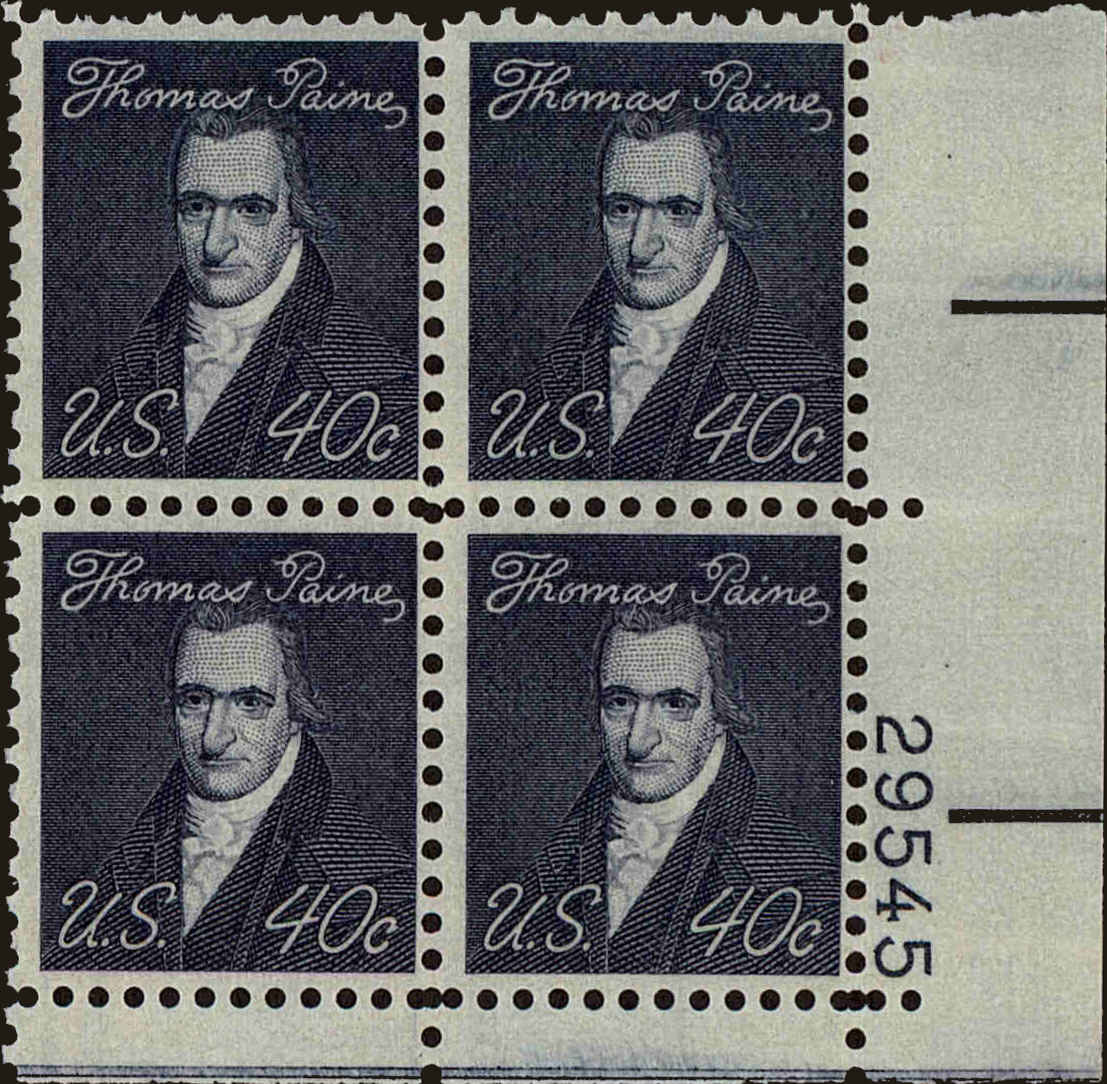 Front view of United States 1292 collectors stamp