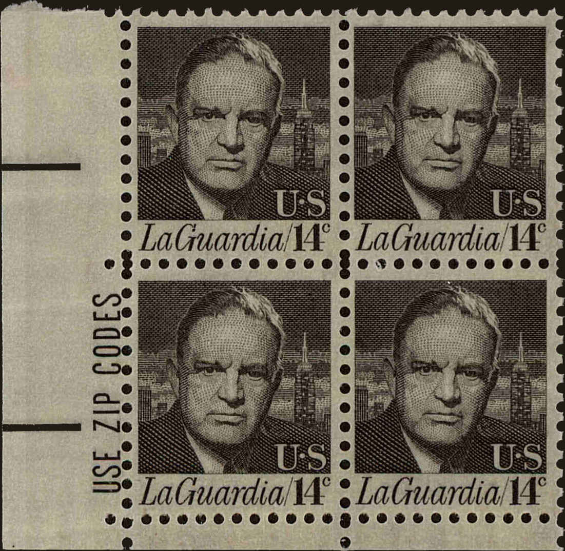 Front view of United States 1397 collectors stamp
