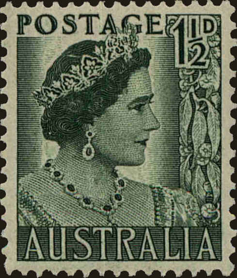 Front view of Australia 230 collectors stamp