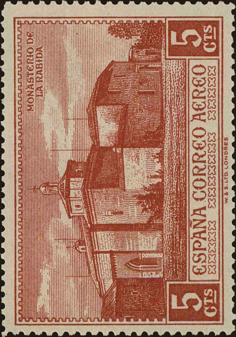 Front view of Spain C31 collectors stamp
