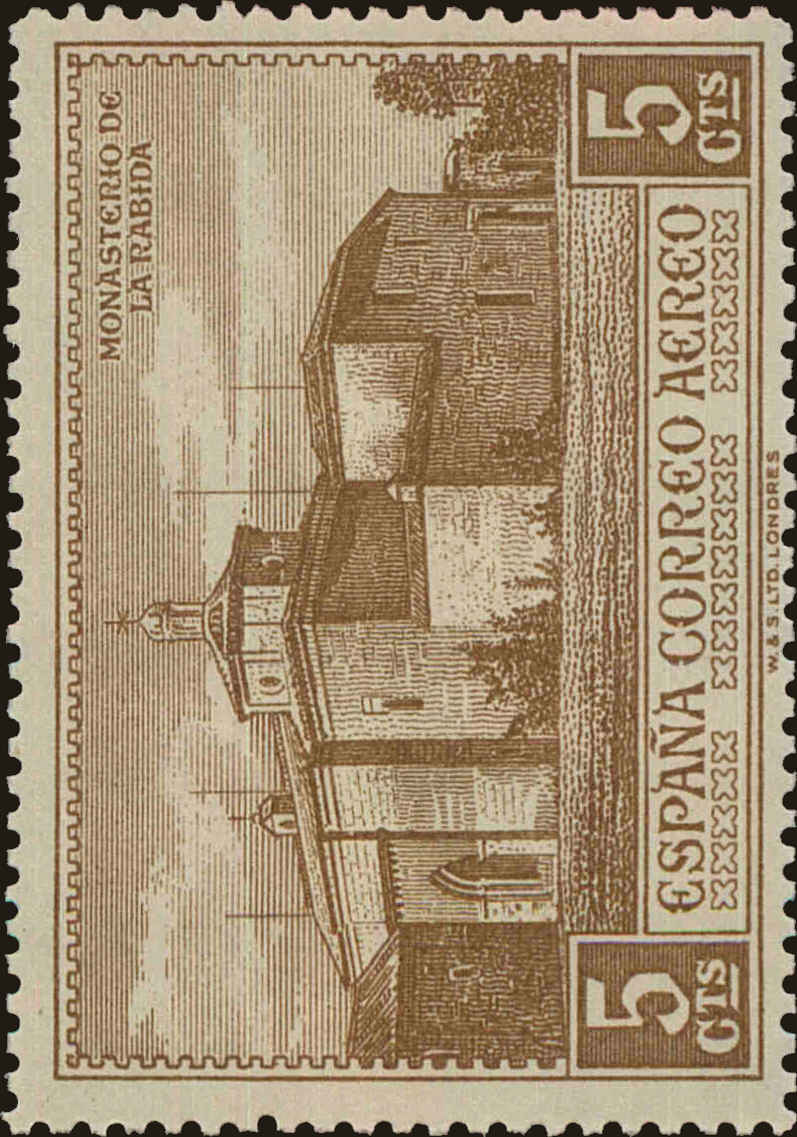 Front view of Spain C32 collectors stamp