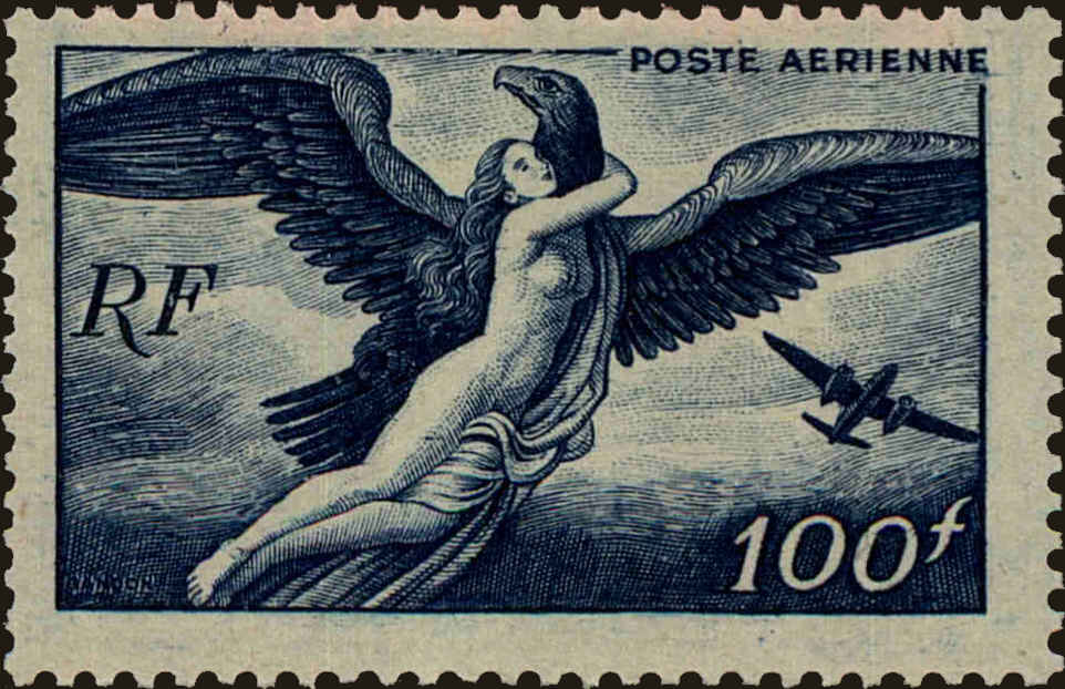 Front view of France C20 collectors stamp