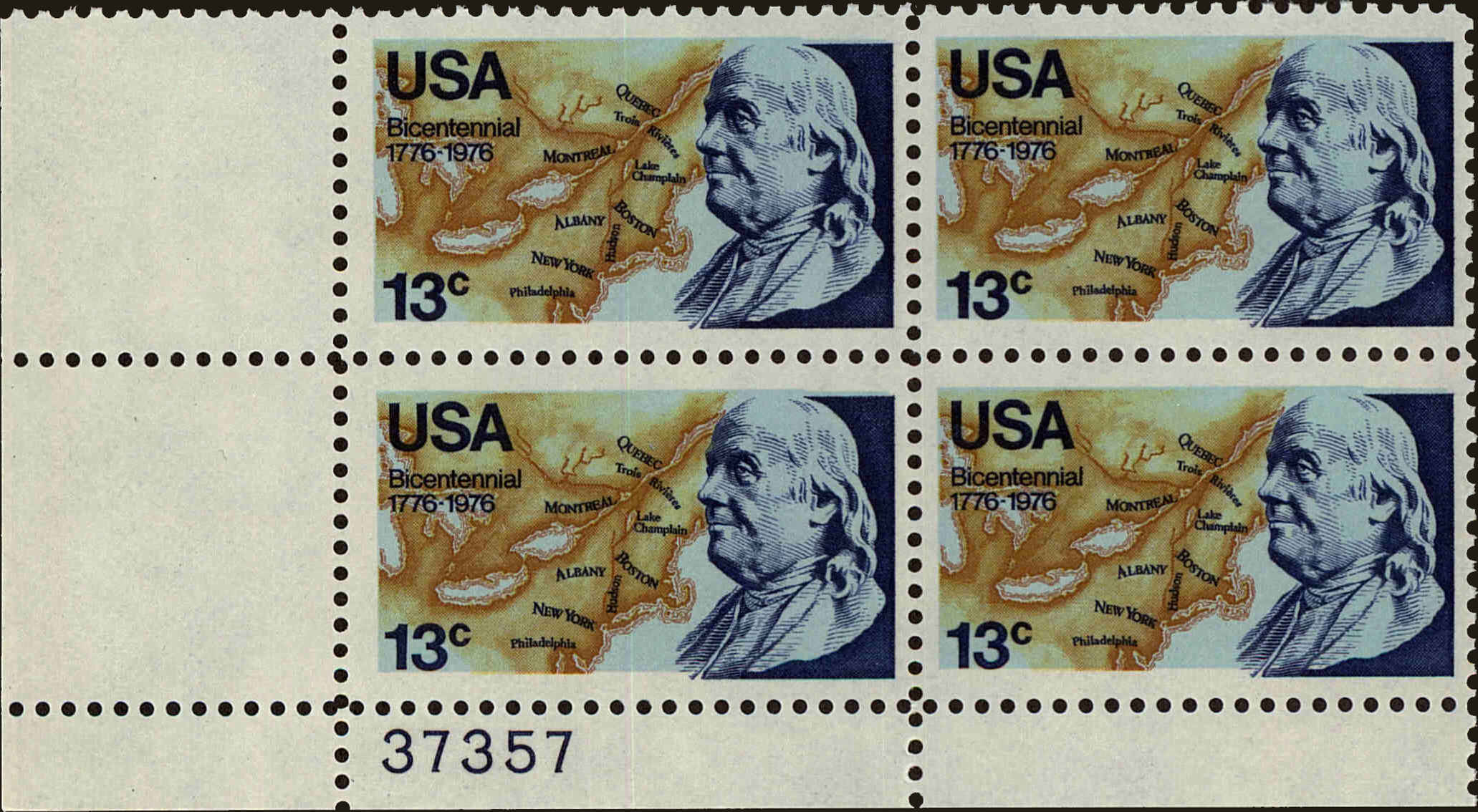 Front view of United States 1690 collectors stamp