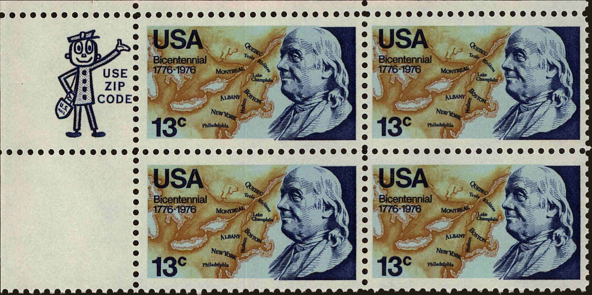 Front view of United States 1690 collectors stamp