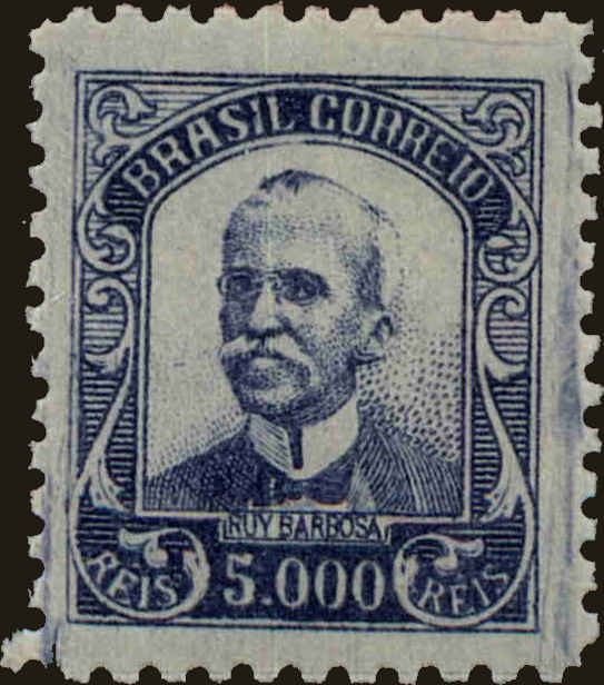 Front view of Brazil 300 collectors stamp