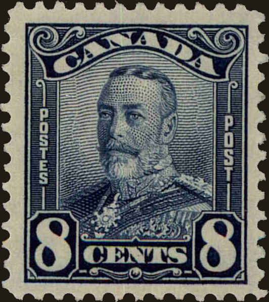 Front view of Canada 154 collectors stamp