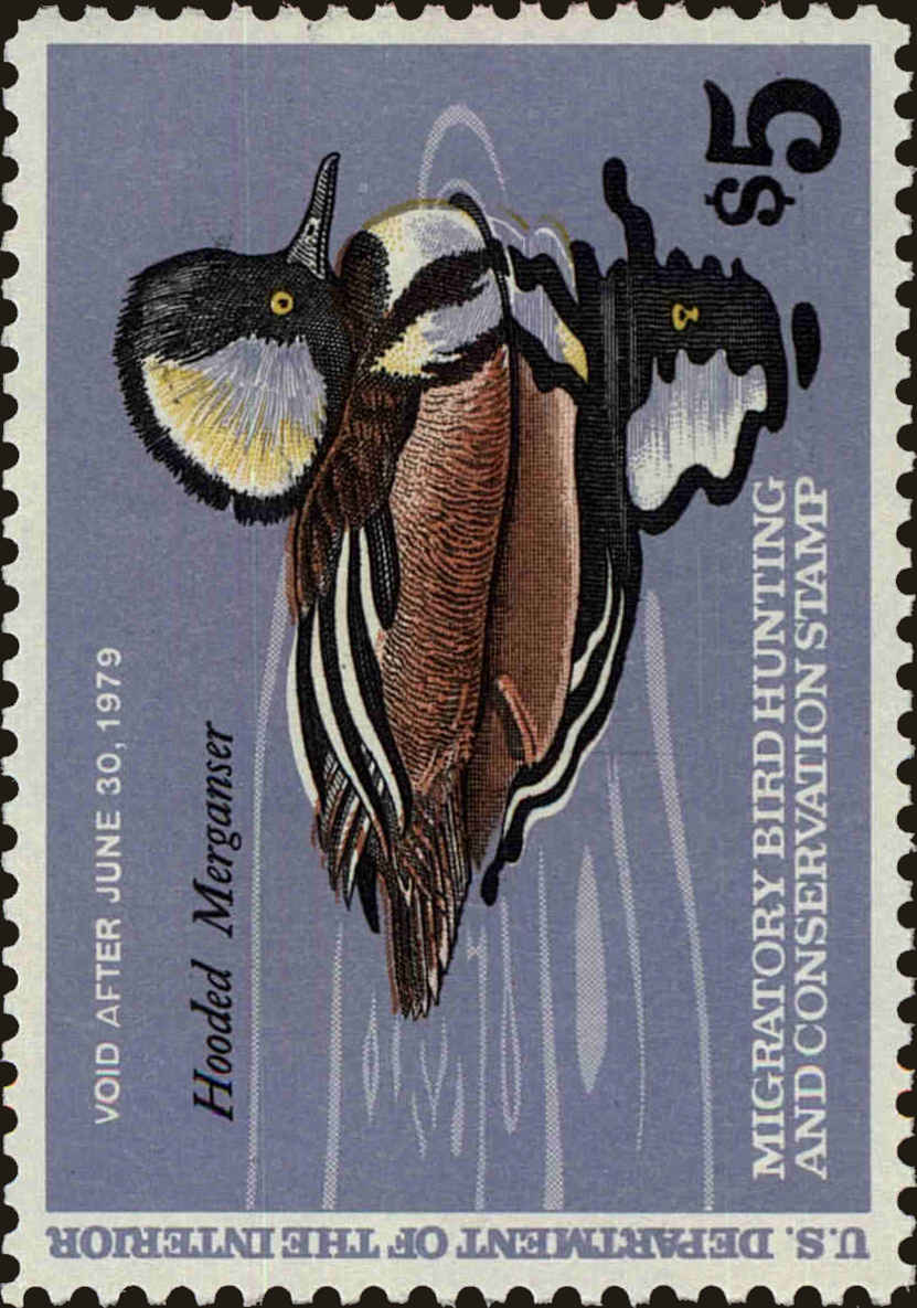 Front view of United States RW45 collectors stamp