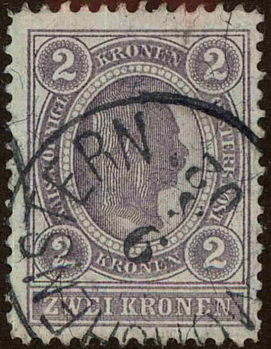 Front view of Austria 84 collectors stamp