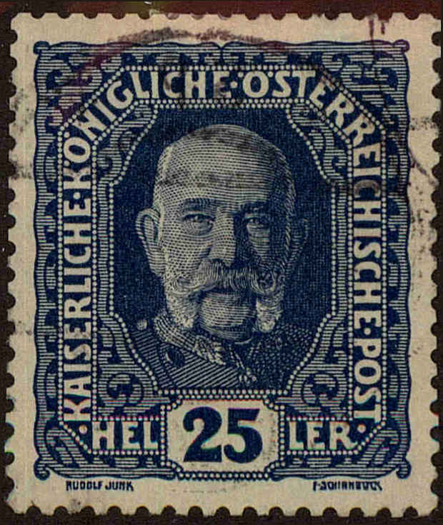 Front view of Austria 152 collectors stamp