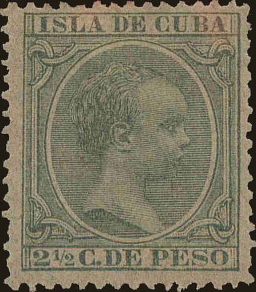 Front view of Cuba (Spanish) 140 collectors stamp