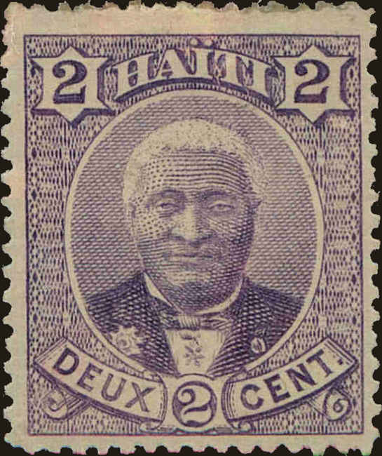 Front view of Haiti 22 collectors stamp