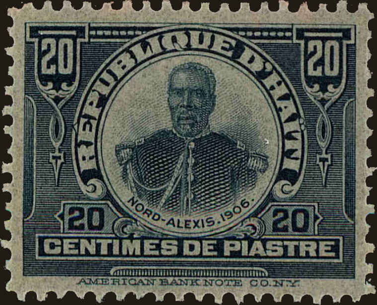 Front view of Haiti 140 collectors stamp