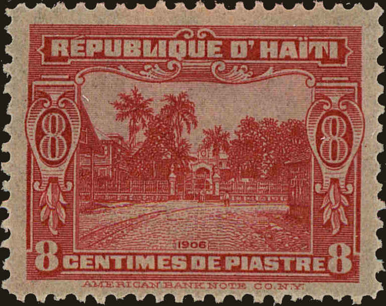 Front view of Haiti 134 collectors stamp