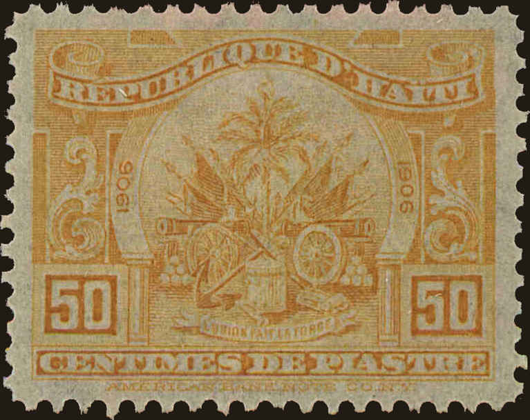 Front view of Haiti 142 collectors stamp
