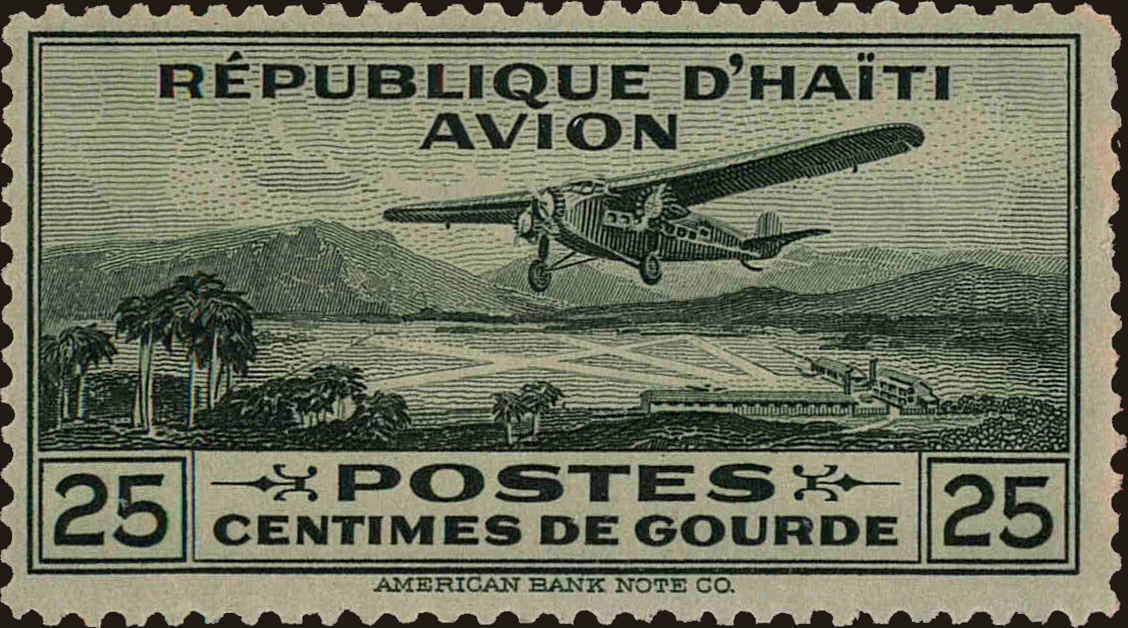 Front view of Haiti C1 collectors stamp