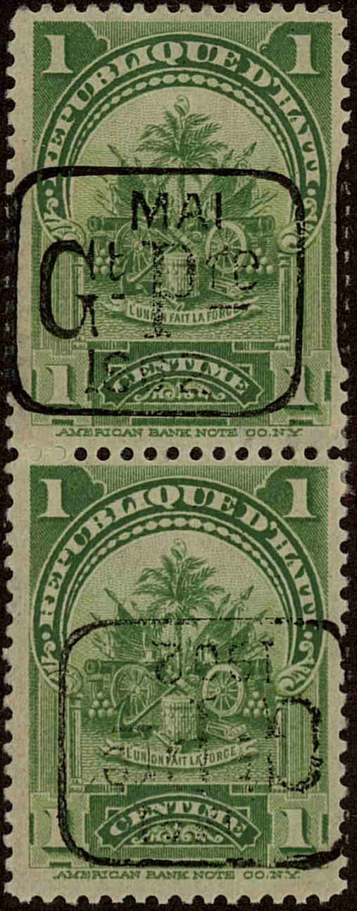 Front view of Haiti 68 collectors stamp