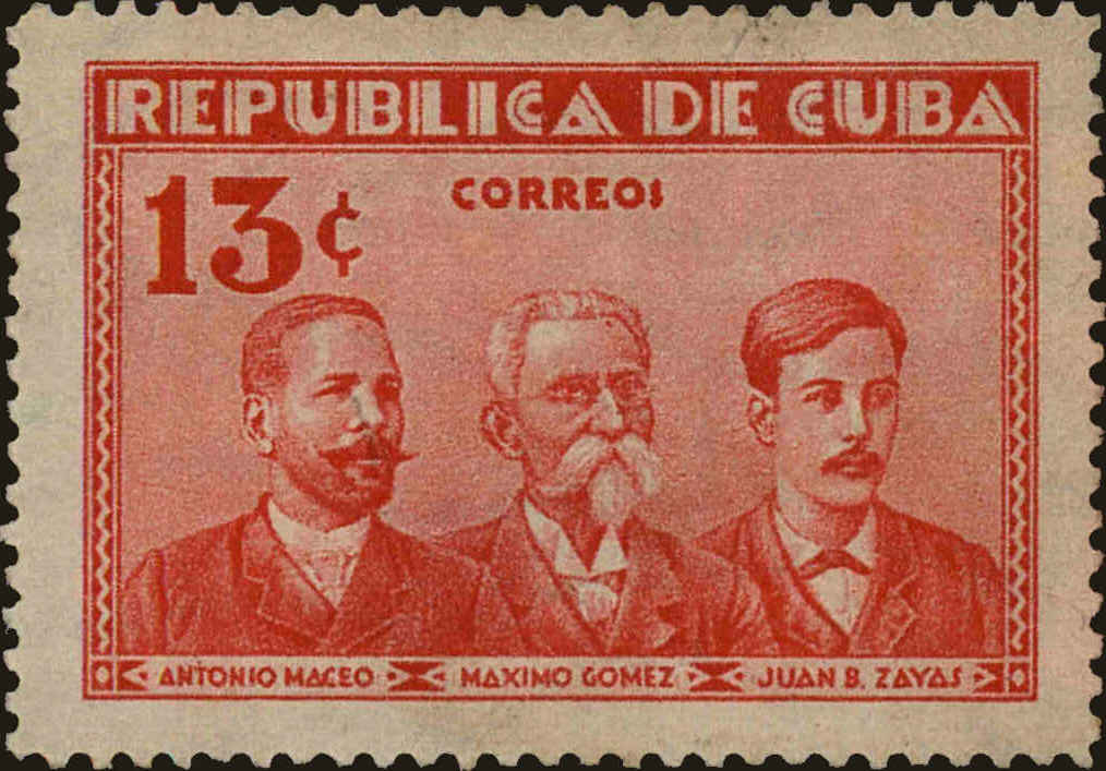 Front view of Cuba (Republic) 315 collectors stamp