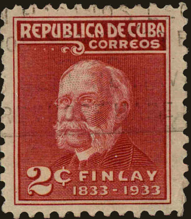 Front view of Cuba (Republic) 319 collectors stamp