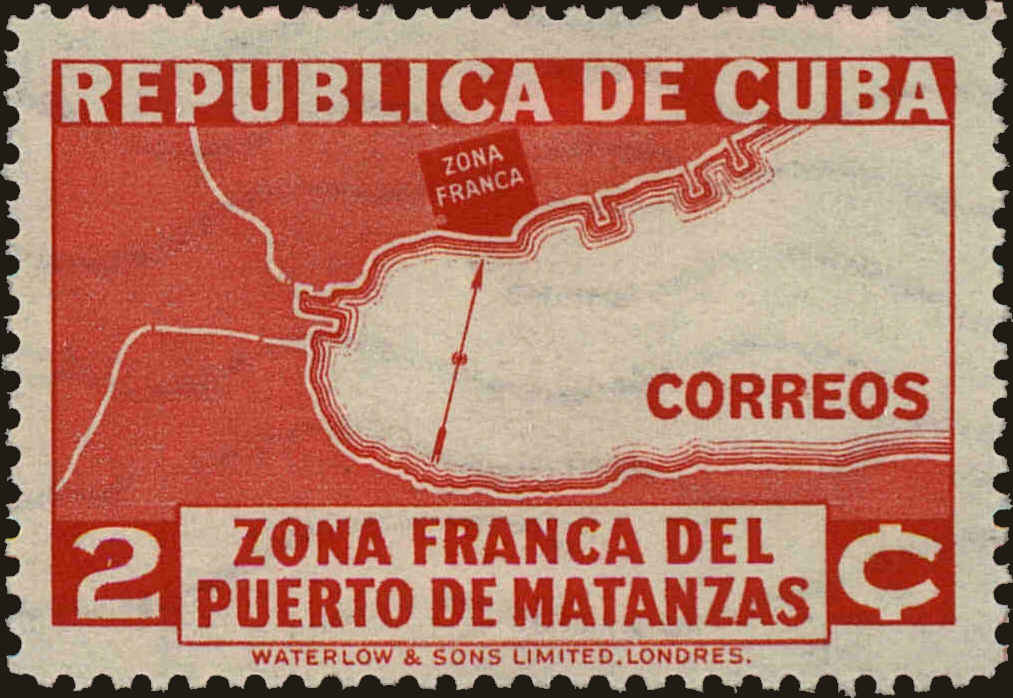 Front view of Cuba (Republic) 325 collectors stamp