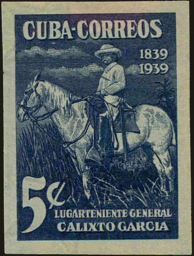 Front view of Cuba (Republic) 360 collectors stamp