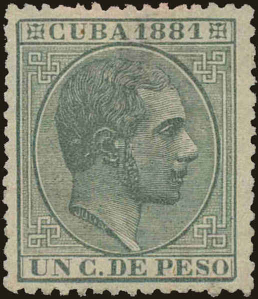 Front view of Cuba (Spanish) 94 collectors stamp